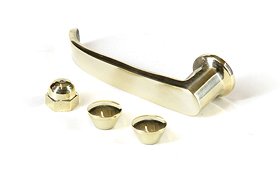 Clearview Brass Handle & Knob Set