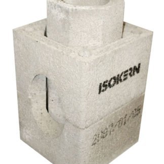 Isokern 45° Flue Entry Kit - 4 Parts