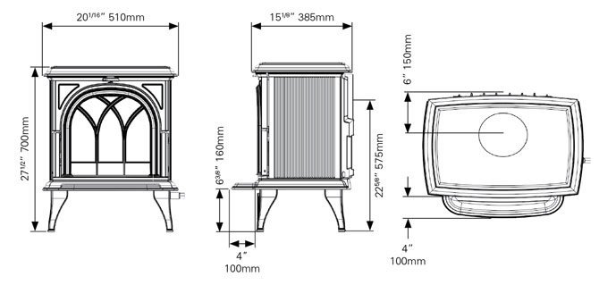 Stovax Huntingdon 28 - Image 2