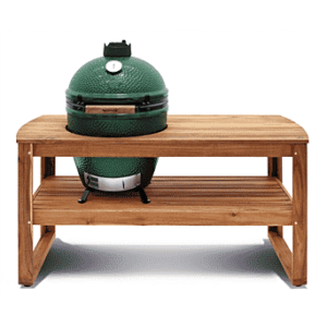 Large Big Green Egg in Acacia Table Bundle