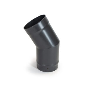 30° Bend - Vitreous Enamel Flue Pipe - Matt Black