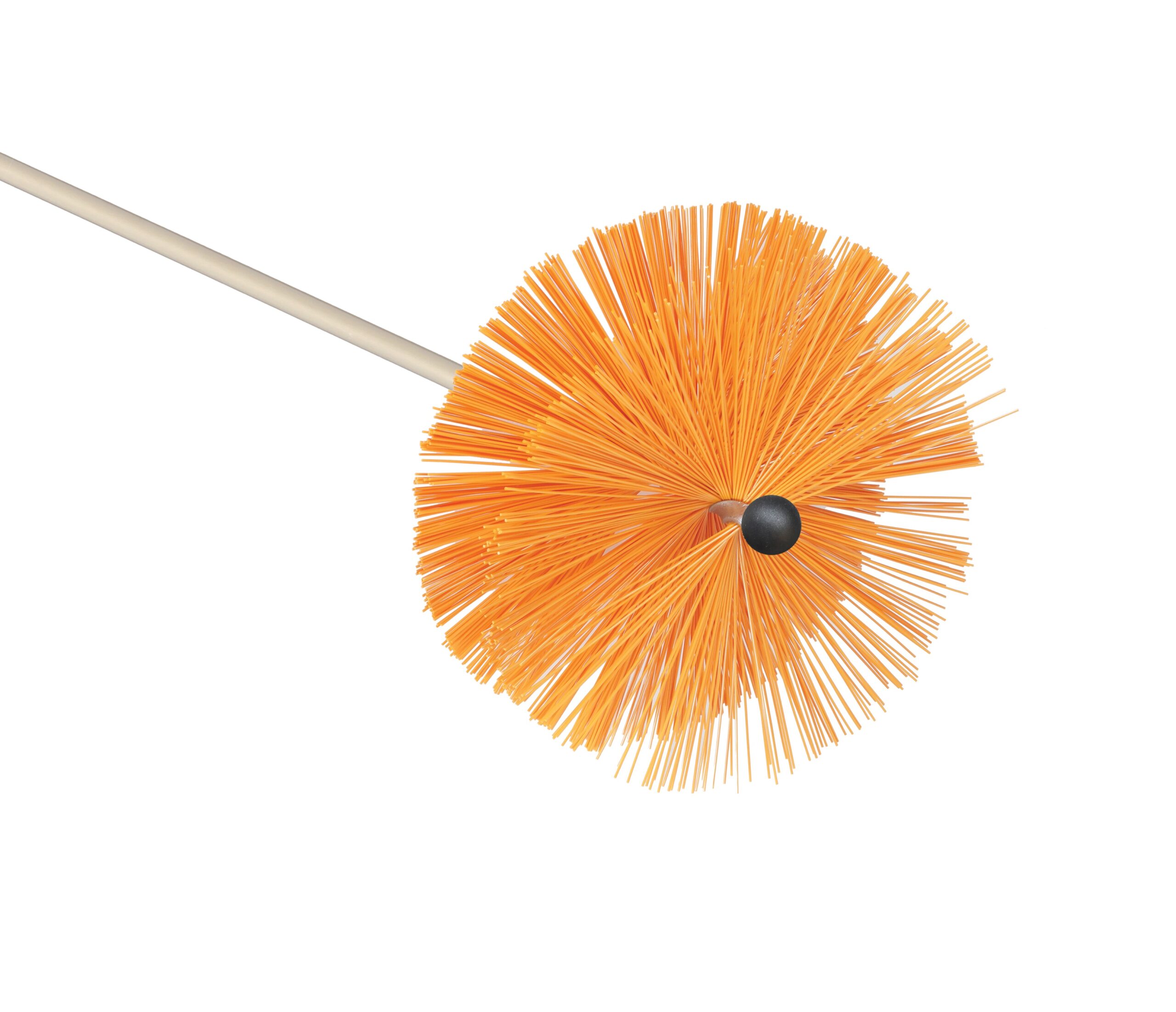 Chimney sweeping brush medium bristle