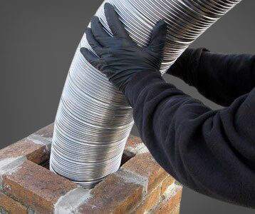 Chimney liner installation