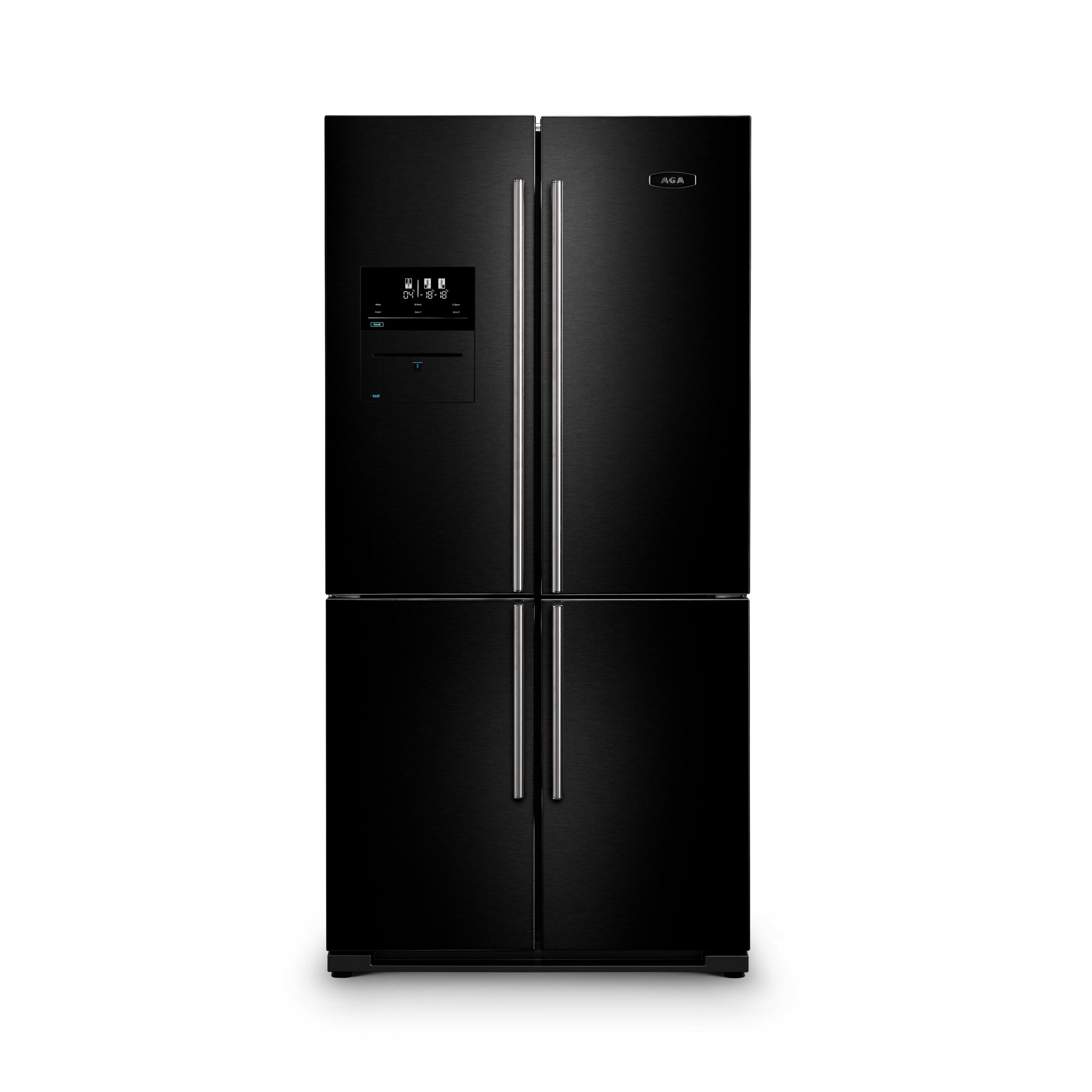AGA Deluxe SXS Fridge Freezer - Black