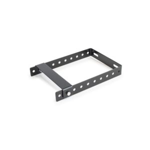 Adjustable Back Bracket 60-300mm - Schiedel Twin Wall Flue - Black Powder Coated