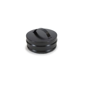 Tee Plug - Schiedel ICS Twin Wall Flue - Black Powder Coated