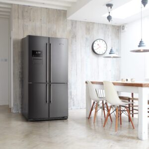 AGA Deluxe SXS Fridge Freezer - Dark Inox
