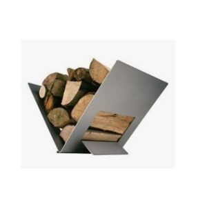 Triangular Log Store - 500mm Grey