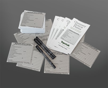 chimney notice plates